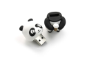 Silicone USB 3.0 Flash Drive, Model: Holding Coffee, 64GB, Cute LattePanda