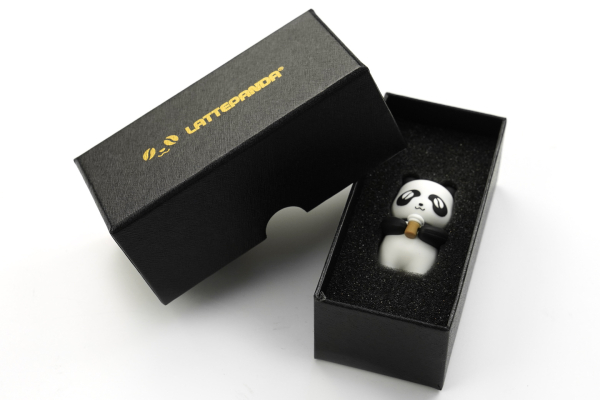 Silicone USB 3.0 Flash Drive, Model: Holding Coffee, 64GB, Cute LattePanda