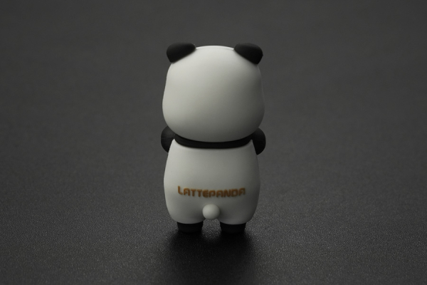 Silicone USB 3.0 Flash Drive, Model: Holding Coffee, 64GB, Cute LattePanda