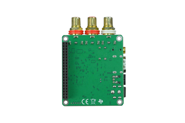 DAC Audio Decoder Board, Raspberry Pi 3B+/4B, 384K/32Bit, I2S/DSD/Coaxial