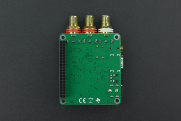 DAC Audio Decoder Board, Raspberry Pi 3B+/4B, 384K/32Bit, I2S/DSD/Coaxial