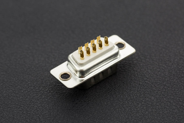 DB9 Female Connector, Solder Tail, RS232/RS422/RS485