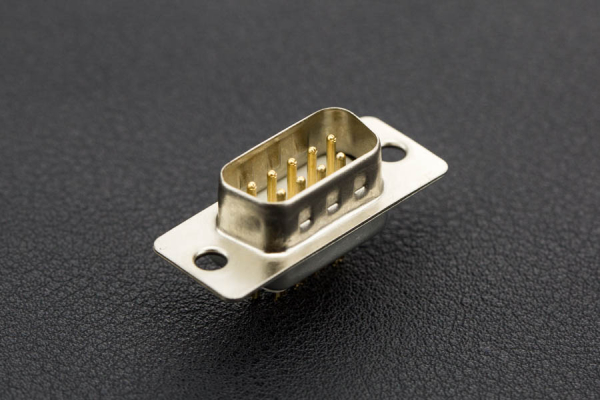 DB9 Female Connector, Solder Tail, RS232/RS422/RS485
