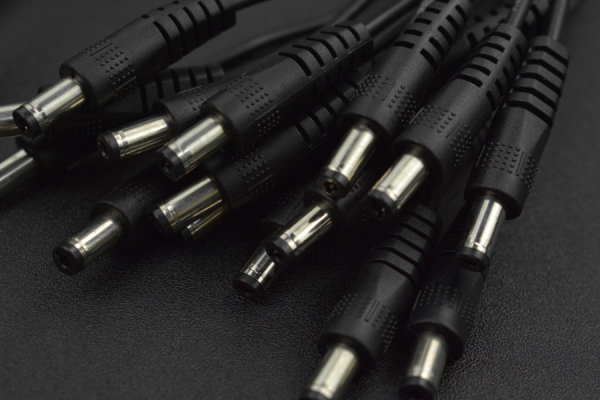 Power Cable DC 5.5*2.1 1F to 4M, 24V, 5A, PVC, Anti-Oxidation