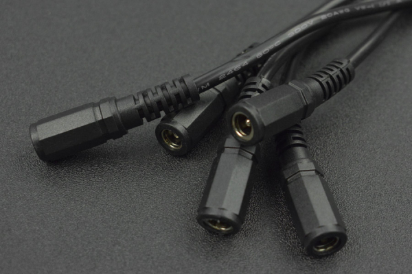 Power Cable DC 5.5*2.1 1F to 4M, 24V, 5A, PVC, Anti-Oxidation