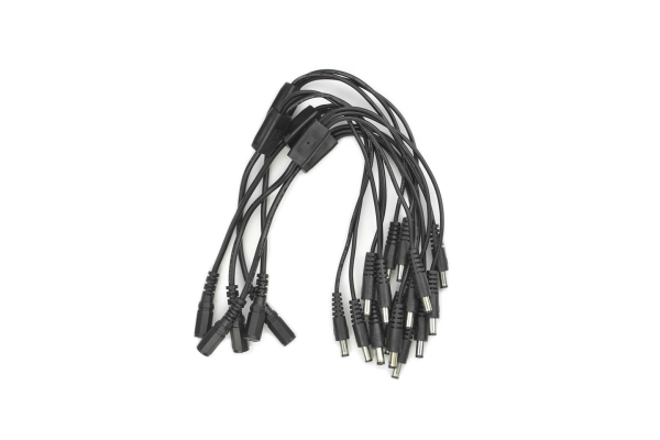 Power Cable DC 5.5*2.1mm 1F to 3M, 24V, 5A, PVC, Anti-Ox.