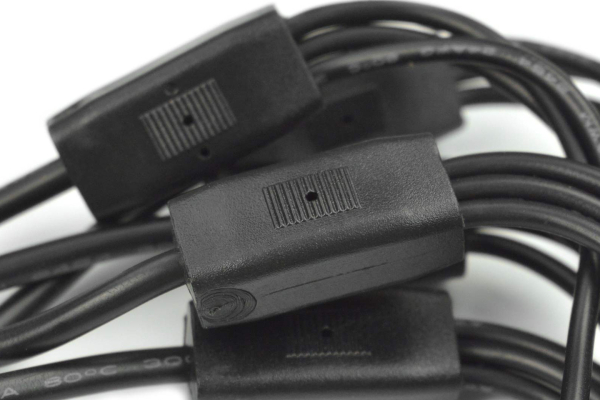 Power Cable DC 5.5*2.1mm 1F to 3M, 24V, 5A, PVC, Anti-Ox.