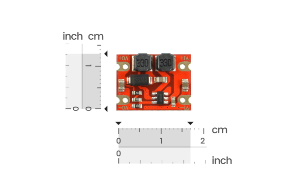 Power DC-DC Automatic Step Up, Down 3~15V to 5V 600mA