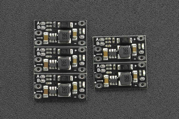 DC-DC Boost Module, 5V-12V, Compact, Power Indicator