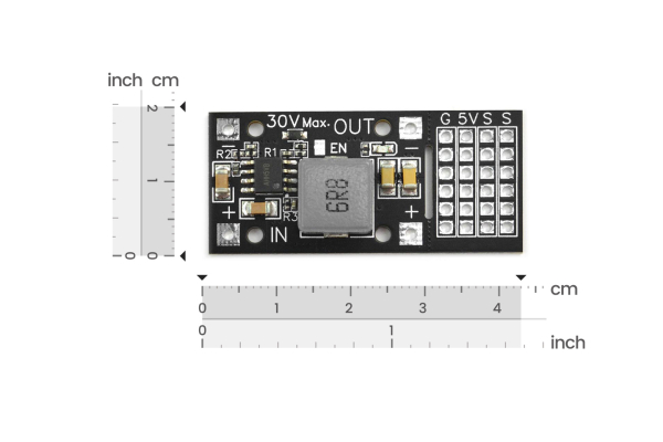 DC-DC Buck Converter, 20W, 90% Efficiency, 5V 4A Output