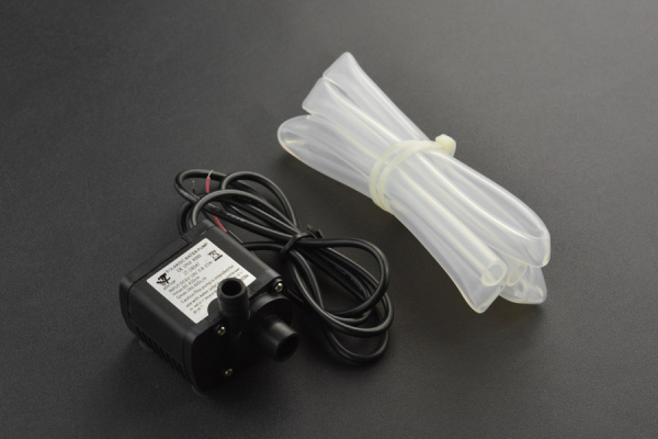 DC Mini Immersible Water Pump, 6V~18V, 280-500L/H, <40db
