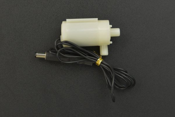 DC Water Pump DC2.1 Connector, 1m Wire, 3-6V, 80-100L/H
