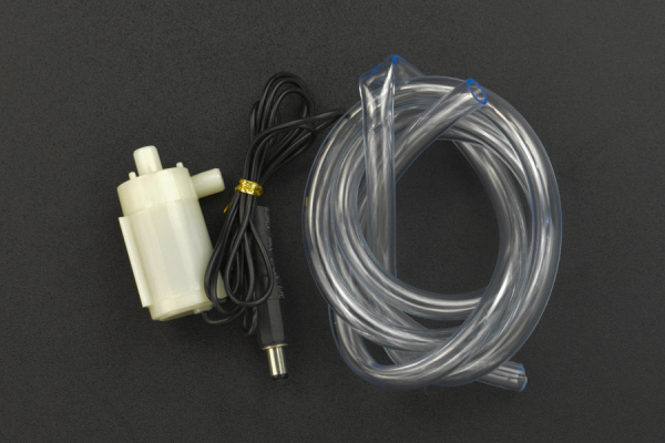 DC Water Pump DC2.1 Connector, 1m Wire, 3-6V, 80-100L/H