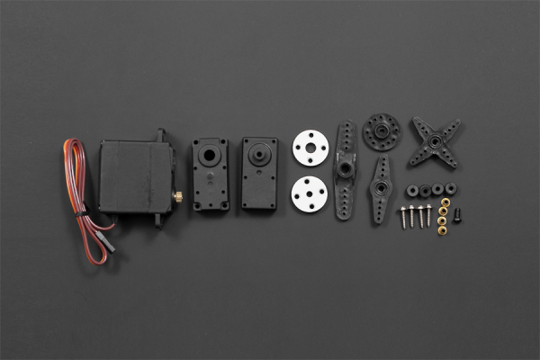 Servo Motor DF15RSMG, 360 Degree, 15kg.cm Torque, Low Noise