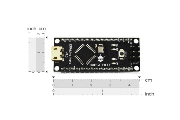 DFRduino Nano, Arduino Nano Compatible, ATMega328, 8 Analog Inputs