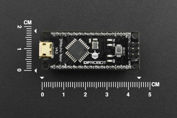 DFRduino Nano, Arduino Nano Compatible, ATMega328, 8 Analog Inputs