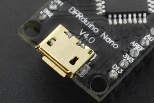 DFRduino Nano, Arduino Nano Compatible, ATMega328, 8 Analog Inputs