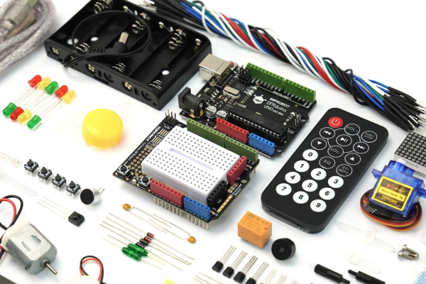 Beginner Kit for Arduino, DFRobot, 15 Projects, UNO R3
