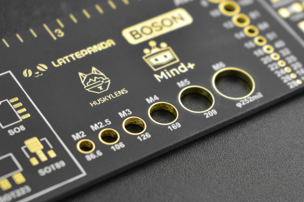 PCB Engineering Ruler - Mini, DFRobot, 6.3", Precise Scale, Fiber Material