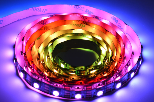 Digital RGB LED Strip - 120 LED, 5V, 2M, 256 Brightness