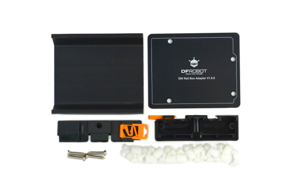 DIN Rail Mount Bracket, Durable Fireproof PVC for Arduino UNO R3