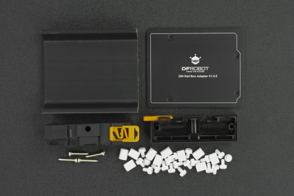 DIN Rail Mount Bracket, Durable Fireproof PVC for Arduino UNO R3