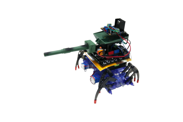 Spider Robot DIY B/O, 2 Assembly Choices, Battery Included