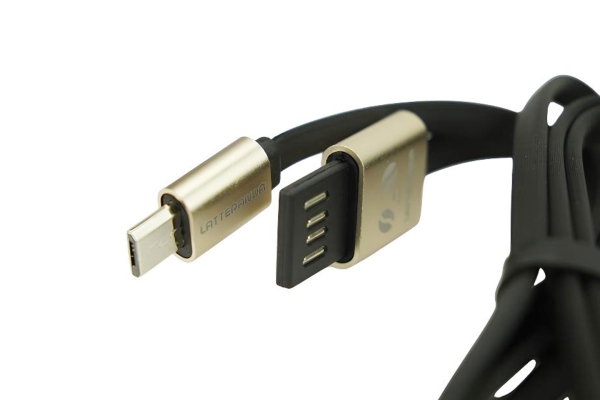 Micro USB Cable, Double Sided, 2.1A, No Tangle, 1m