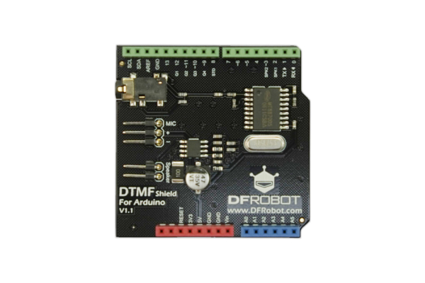DTMF Shield for Arduino, Audio & Speaker Connectors