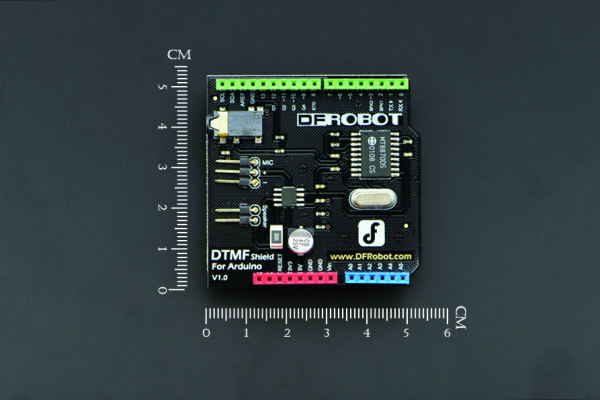DTMF Shield for Arduino, Audio & Speaker Connectors