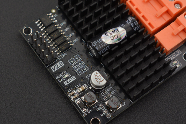 DC Motor Driver Dual-Channel-12A, 6.5-37V, 70A Peak, 290W Max