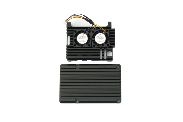 Metal Case, Dual Fans for Raspberry Pi 5 Single Board Computer