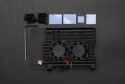 Metal Case, Dual Fans for Raspberry Pi 5 Single Board Computer