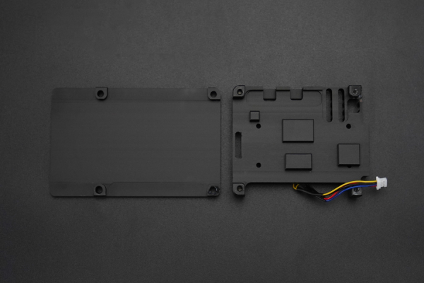 Metal Case, Dual Fans for Raspberry Pi 5 Single Board Computer