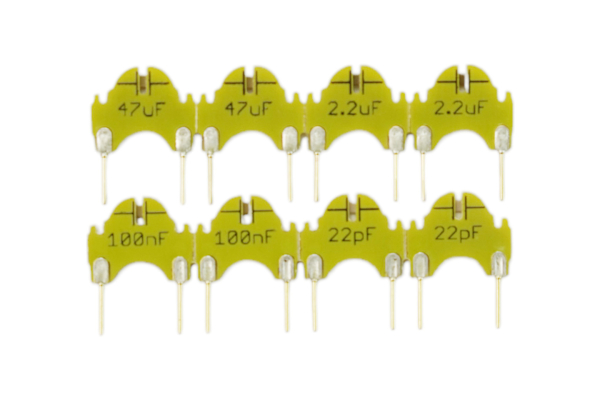 Capacitor ECell, Breadboard-Plugin, Gold-Plated, 22pF-47uF