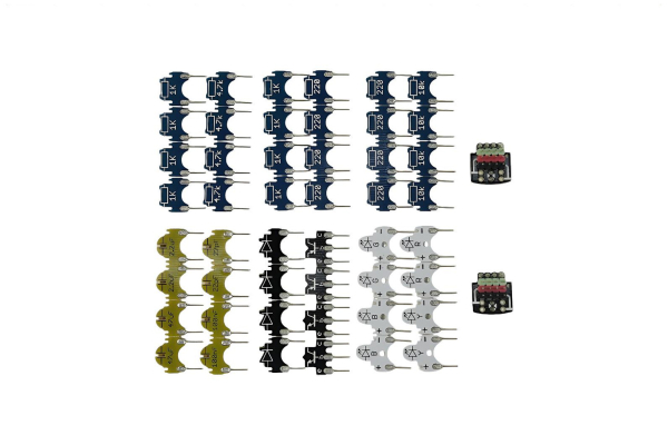 Breadboard-Plugin Components Pack, Gold-Plated, Easy-Use, Reusable