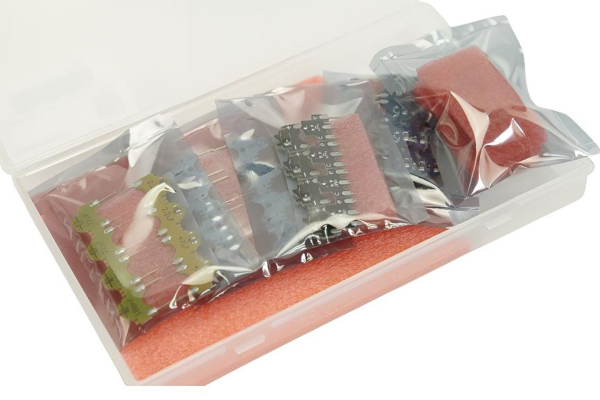 Breadboard-Plugin Components Pack, Gold-Plated, Easy-Use, Reusable