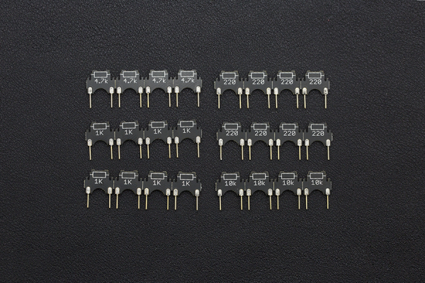 Breadboard-Plugin Components Pack, Gold-Plated, Easy-Use, Reusable