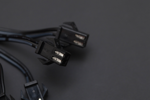 Splitter Connector, 1 Male to 4 Female, 40cm Length