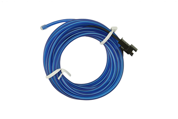 EL Wire, Blue, 3mm Diameter, 1m Length, 120V Optimal