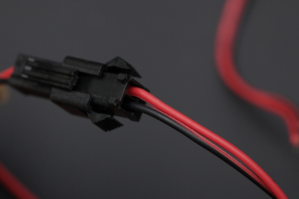 EL Wire Set (30cm) Male/Female, 2.54mm Pitch, JST Connectors