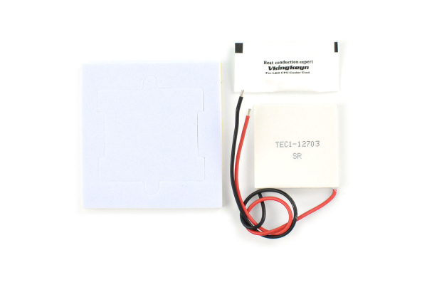 Electric Cooler Module, 12V 3A, -15°C, 40x40x4.5mm, No Noise