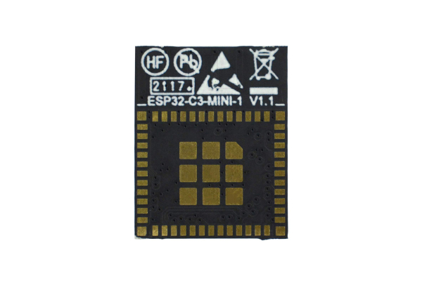 ESP32-C3-MINI-1-N4, RISC-V, 4MB Flash, Wi-Fi, BT LE
