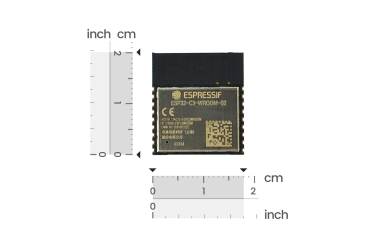 ESP32-C3-WROOM-02-N4, RISC-V, 4MB Flash, Wi-Fi, BT LE