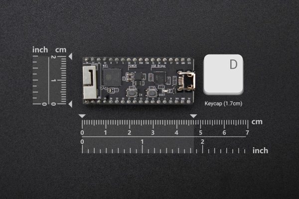 ESP32-PICO-KIT WiFi Bluetooth IoT Dev Board, 4MB Flash, USB-UART
