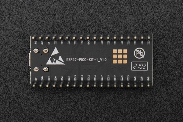 ESP32-PICO-KIT WiFi Bluetooth IoT Dev Board, 4MB Flash, USB-UART