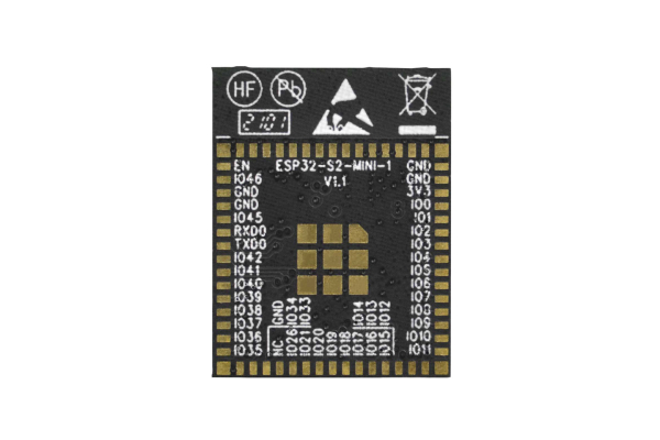 ESP32-S2-MINI-1 Module, WiFi-MCU, 240MHz, 4MB Flash