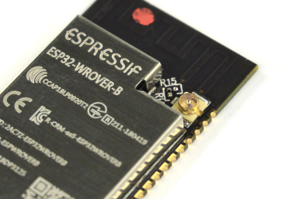 ESP32-modul med antenne