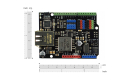 Ethernet and PoE Shield W5500, 48V PoE, 80MHz SPI, 32KB Buffer