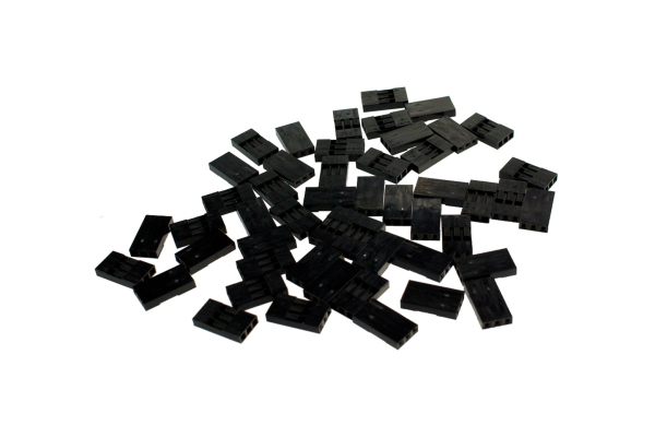 Female Housing Pin PH2.54, 3P, 2.54mm Pitch, Plastic